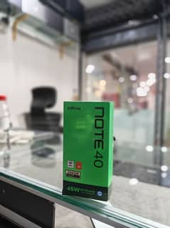 Infinix Note40 with All accessories
