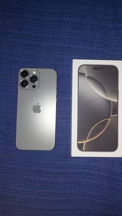 I phone 16 pro max natural titanium
