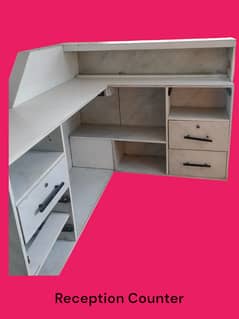 Wooden Counter for Reception/office/Shops (L Shape)