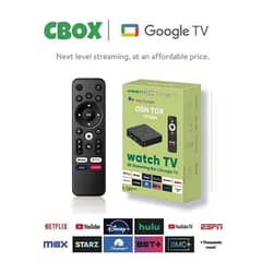 Android tv box (google tv) cbox c1000 | 2gb ram / 8gb storage . . .