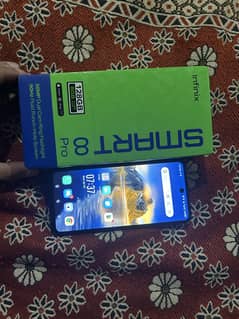 infinx smart 8 pro 4+4gb 128gb only touch glass change