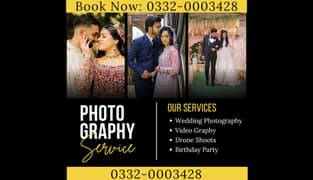 Expert Photographer & Videography Service in Karachi