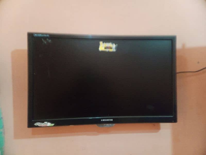 omega star led tv only 1 month use he android he 0