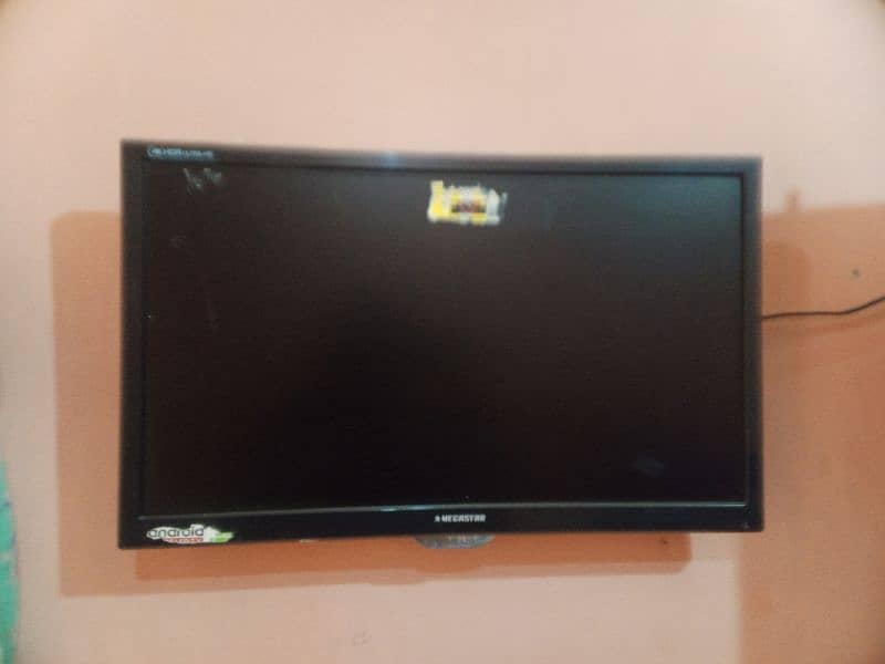 omega star led tv only 1 month use he android he 1
