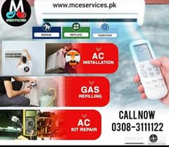 Ac kit repairing maintenance Gass refill service