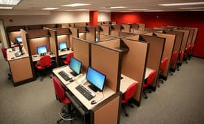 80 Seats Furnished Call Center Available for Rent in Chandni Chowk Murree Road Rwp