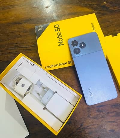 realme note 50 with original box  nd warranty