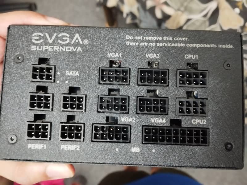 EVGA SuperNOVA 750W G+, 80 Plus Gold, Fully Modular 3