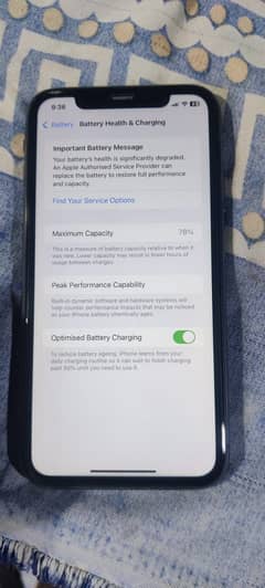 i phone 11  pta aprove 64 gb battery 78 water peak 9/10 conditon