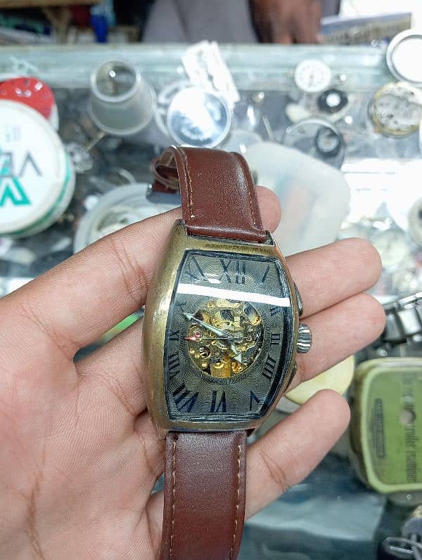 Shenhua Automatic watch with Rectangular curved shape 0