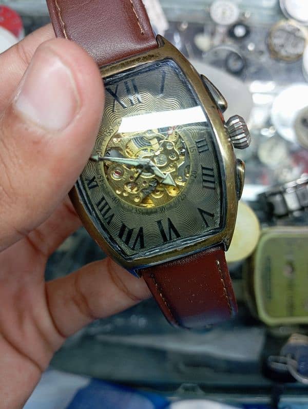 Shenhua Automatic watch with Rectangular curved shape 2