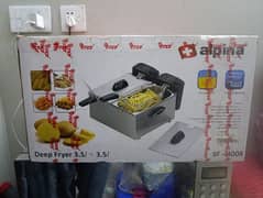Alpina Deep Fryer Twin Bowl 3.5 Ltr (SF-4008)