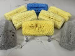 Solar panel cleaning brush and accessories