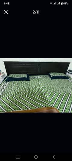 set of customized single bed