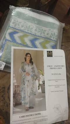 branded 3pc lawn suit lahore harbanspura