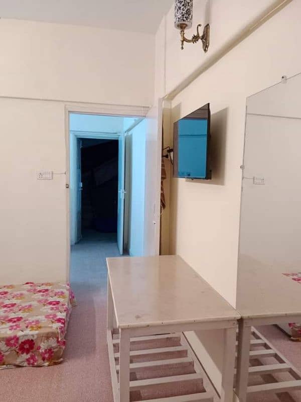 1 bed for educated bachelor at new building at main road 1