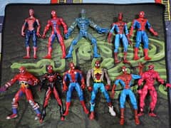 Vintage toybiz spiderman collection