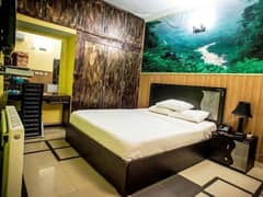 wooden king size Bed   with spring mattress (master company )