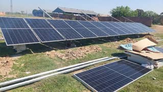 Solar panels installation