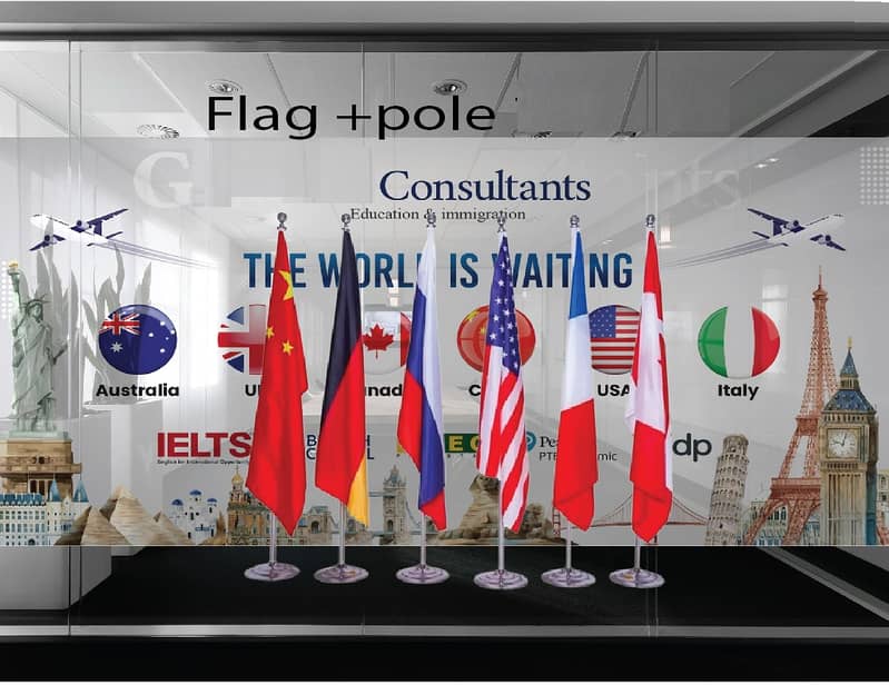 Office Flag & Pole | Embassy Flag | Events Flag | All Country Flag 7