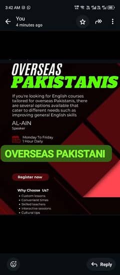 International Spoken English Course/Foreign Qualified Female Teacher