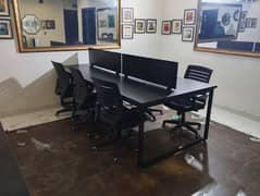 Office Workstation Tables Size 8x4 Rs-24500.6 Person Seating
