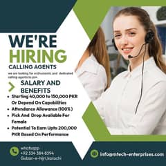 We are Hiring Calling Agents