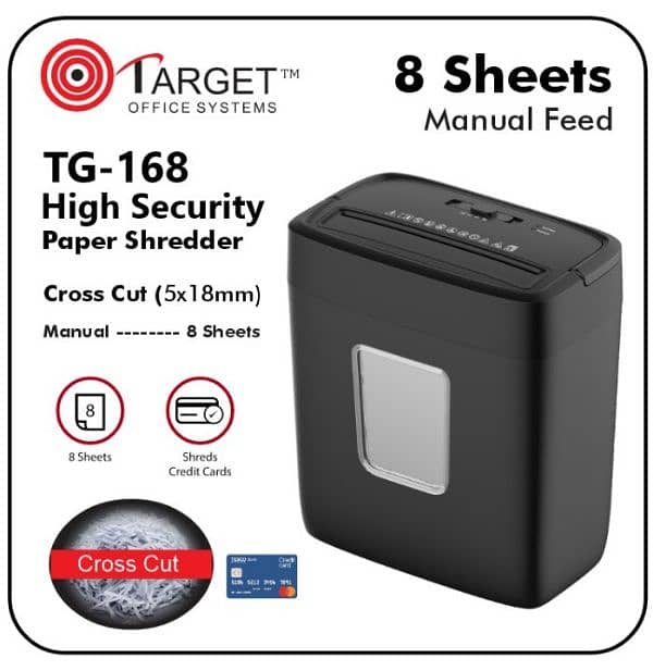 office paper shredder 150x sheet's heavy duty high security 1