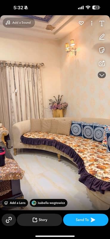 beautiful trending sofa set with centre table 11