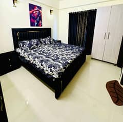 daily basis weekly basis one bad fully furnished luxury apertment available for rent gulberg greens islamabad