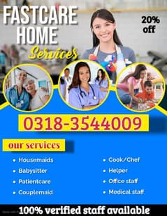 HOUSE MAID BABY NANNY NURSE ATTENDANT COOK HELPER BATMAN SWEEPER ETC