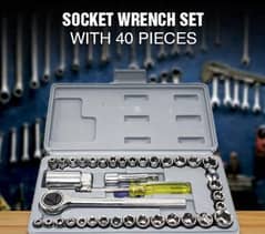 40 Pcs Socket Wrench Vehicle Tool Kit free delivery cash on delivery