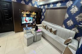 daily basis weekly basis one bad fully furnished luxury apertment available for rent gulberg greens islamabad