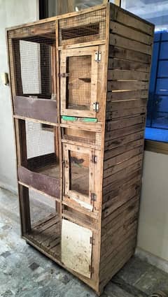 Wooden cage