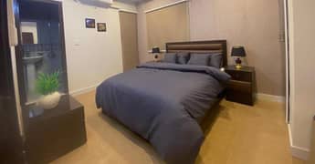 daily basis weekly basis one bad fully furnished luxury apertment available for rent gulberg greens islamabad