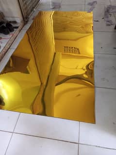china tape wali golden acrylic mirror sheets