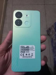 infinix Smart 7 HD With Shining Black Cover