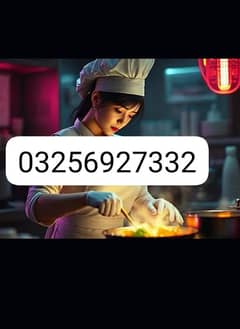 COOKING K LIYA FEMALE KI ZARORAT HA URGENT