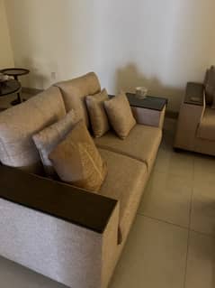 6 seater sofa set including 2 tables
