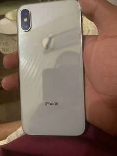 iphone x 64gb white clur PTA approved urgent sale