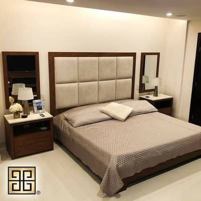 Double bed, King size bed, Dressing table,Bed set,Wooden bed,Furnitur