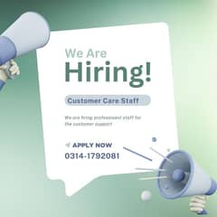 Customer Care - Male Jobs - Customer Support