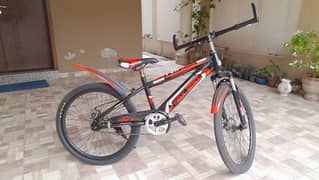 Red cycles with gear