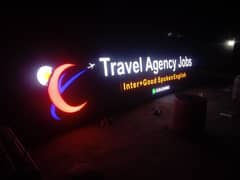 3D Sign Board , LED sign board , Acrylic Sign Board SMD Light , Shield
