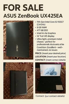 ASUS ZenBook UX425EA - Sleek, powerful, portable
