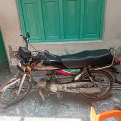 Honda CD 70 2018 black color