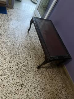 Single bed with table urgent sale