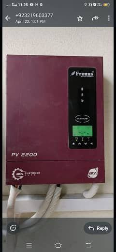 fronus inverter PV 2200