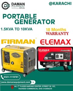 Firman Spg 6500 Battery engine oil and gaskit