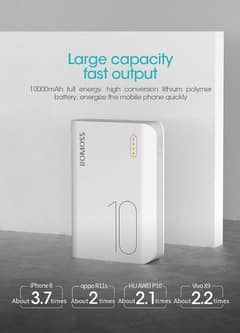 10,000mAh Power Bank – Fast Charging in Just 2 Hours!